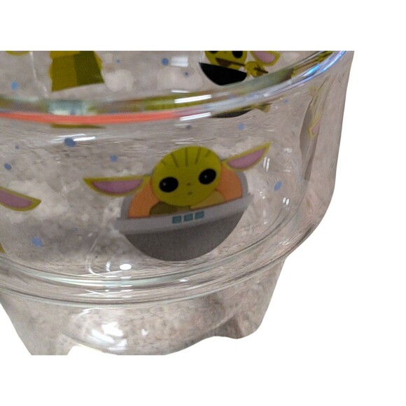 2 STAR WARS Baby Yoda JoyJolt Stoiva Double Wall Insulated Glass Tumblers 11.5oz